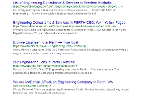 SERPs for Engineering Companys
